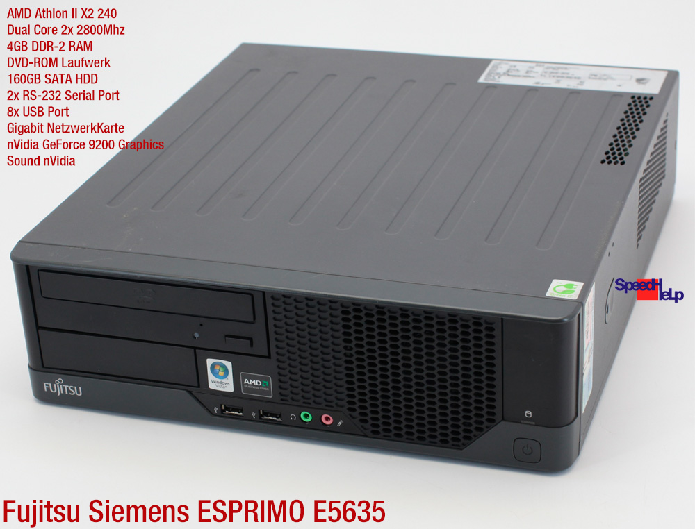 FUJITSU E S P R I M O Windows☆AM D fsc_esprimo_e5635_d2904_4gb_16