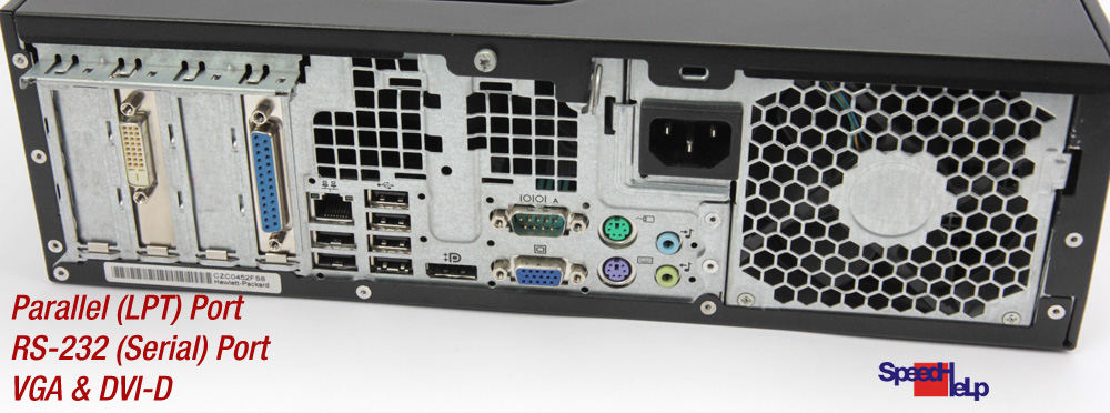 Hp Compaq Elite 8000 Sff Small Computer Pc Windows Xp Rs 232 Serial Lpt Parallel Ebay