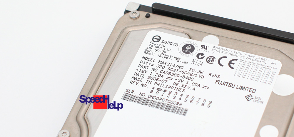 MAX3147NC FUJITSU HDD SCSI U320 147GB SCA 80-PIN FESTPLATTE HARD