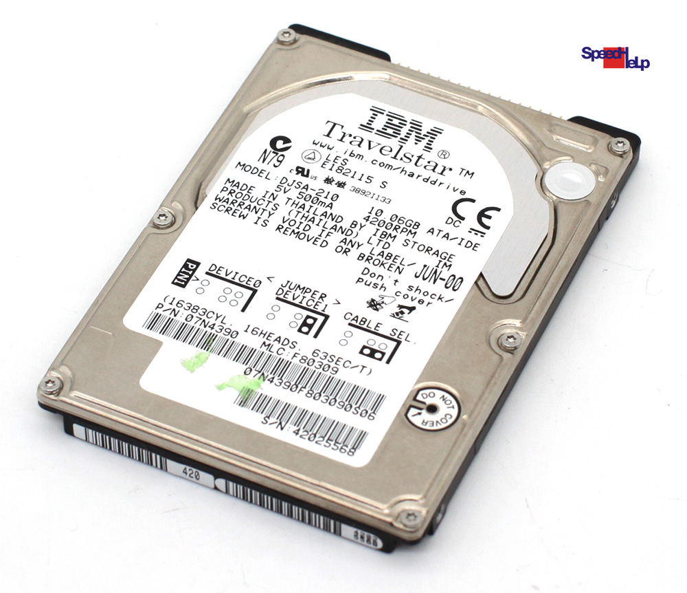 djsa-210、IBM10GB IDE2.5HDD IBM Travelstar 07N4390 DJSA-210 Hard Disk Drive ; 10GB 2.5