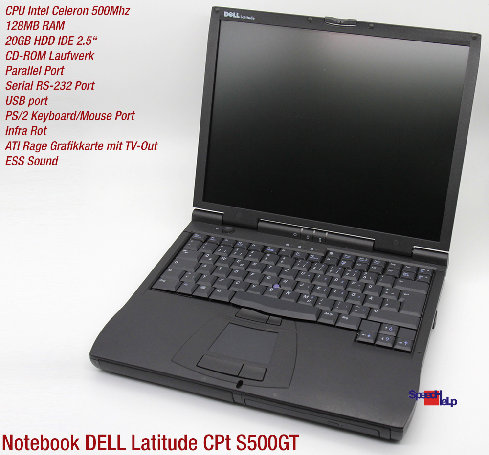 Купить Ноутбук dell latitude cpt s500gt notebook laptop windows 98 ...