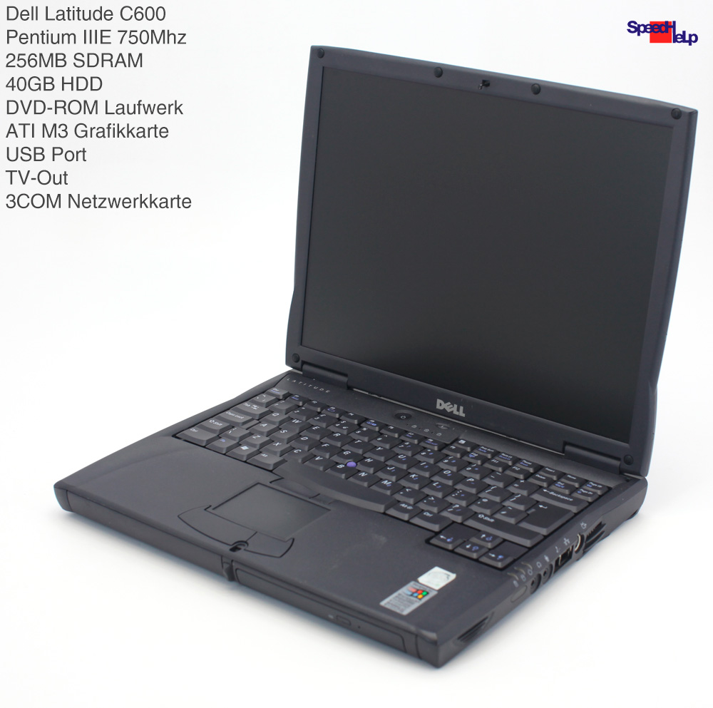 Dell Latitude C600 Notebook Laptop Windows 98 Parallel Lpt
