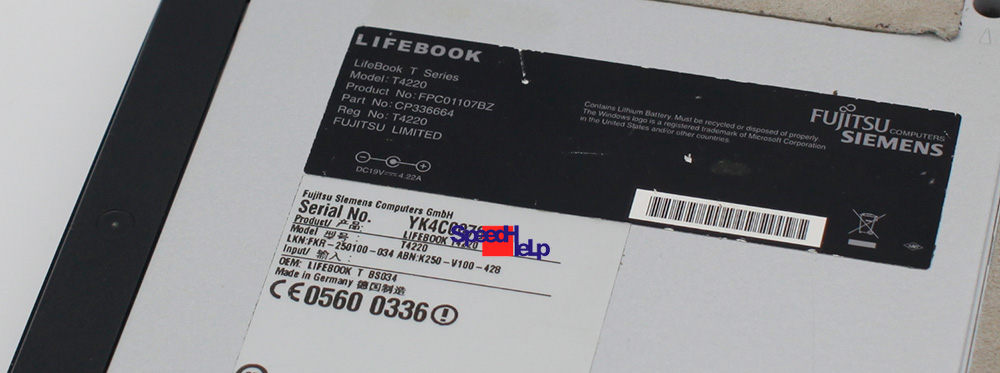 Fujitsu Siemens Lifebook T4220 T7500 FSC Laptop Windows XP Tablet