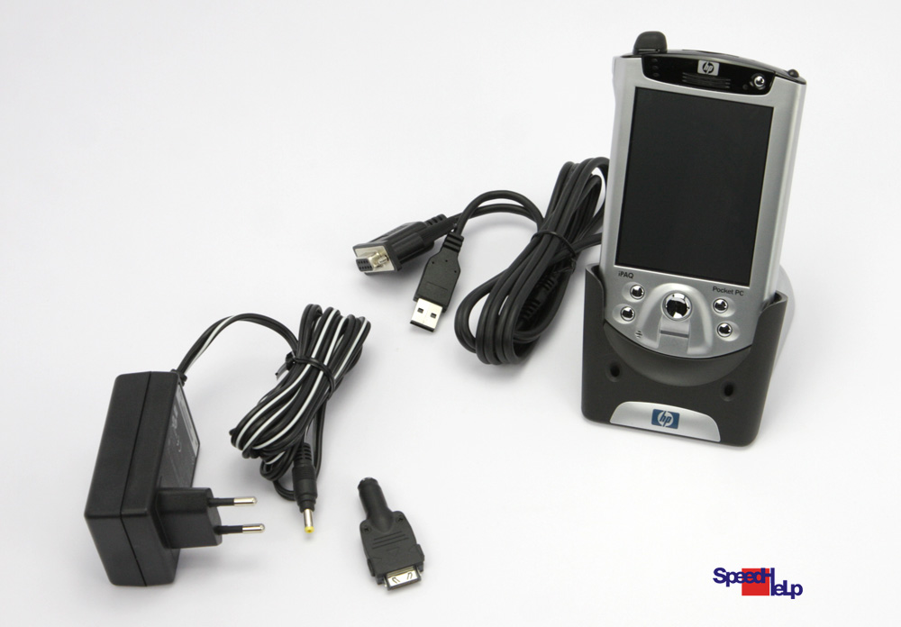 POCKET PC HP iPAQ h5550 3.8" PDA WINDOWS MOBILE 2003 4.2 OVP DOCKINGSTATION TOP!