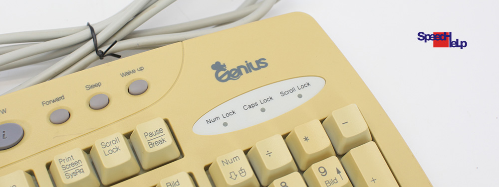 GENIUS KWD-910 VINTAGE RETRO PS/2 KEYBOARD GERMAN QWERTZ DEUTSCH